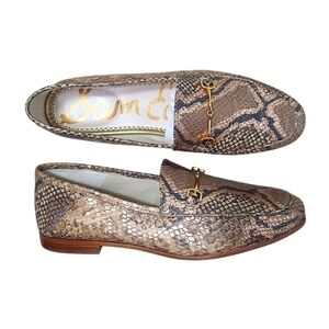 Sam Edelman Python Slipp On Loafers Size 8.5 M